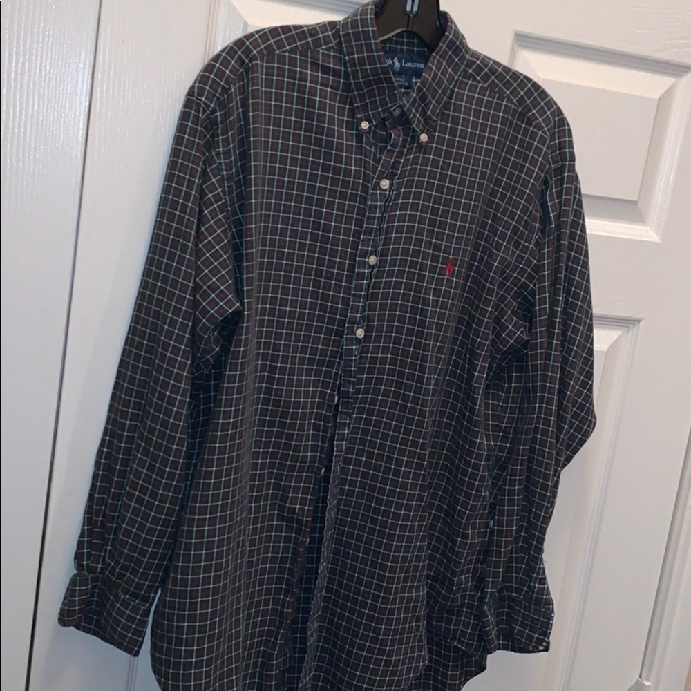 Plaid Ralph Lauren button up